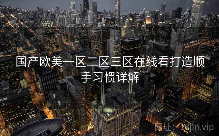 国产欧美一区二区三区在线看打造顺手习惯详解  第1张
